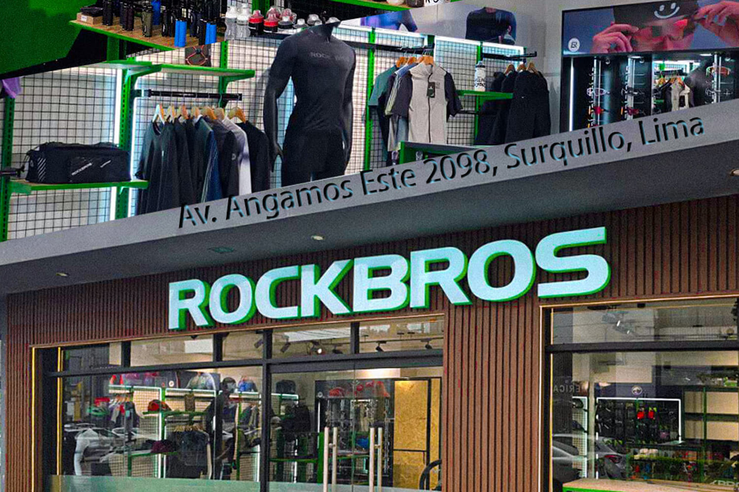 ROCKBROS Lima Store front at Av. Arequipa 2698 in Lince, Peru
