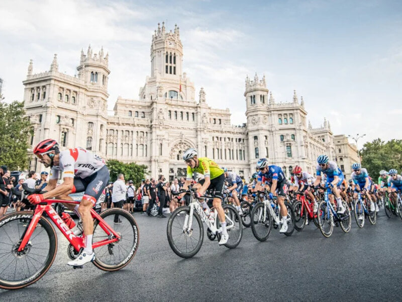 ROCKBROS cycling blog cover: Vuelta a España summer riding tips.