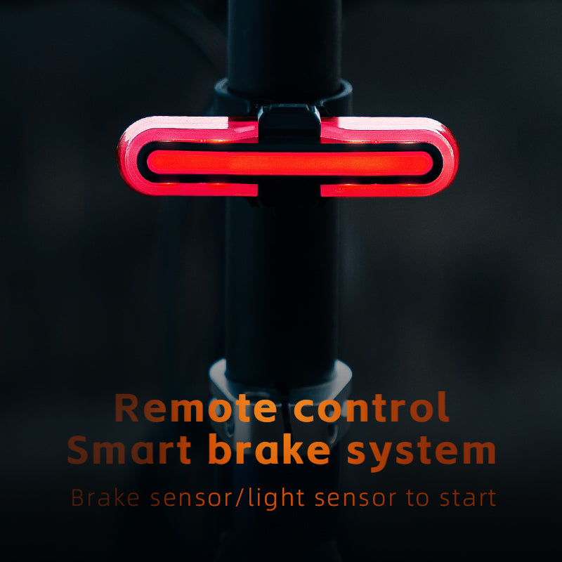 ROCKBROS REX01 Bike Bicycle Tail Light with Turn Signals Remote Control