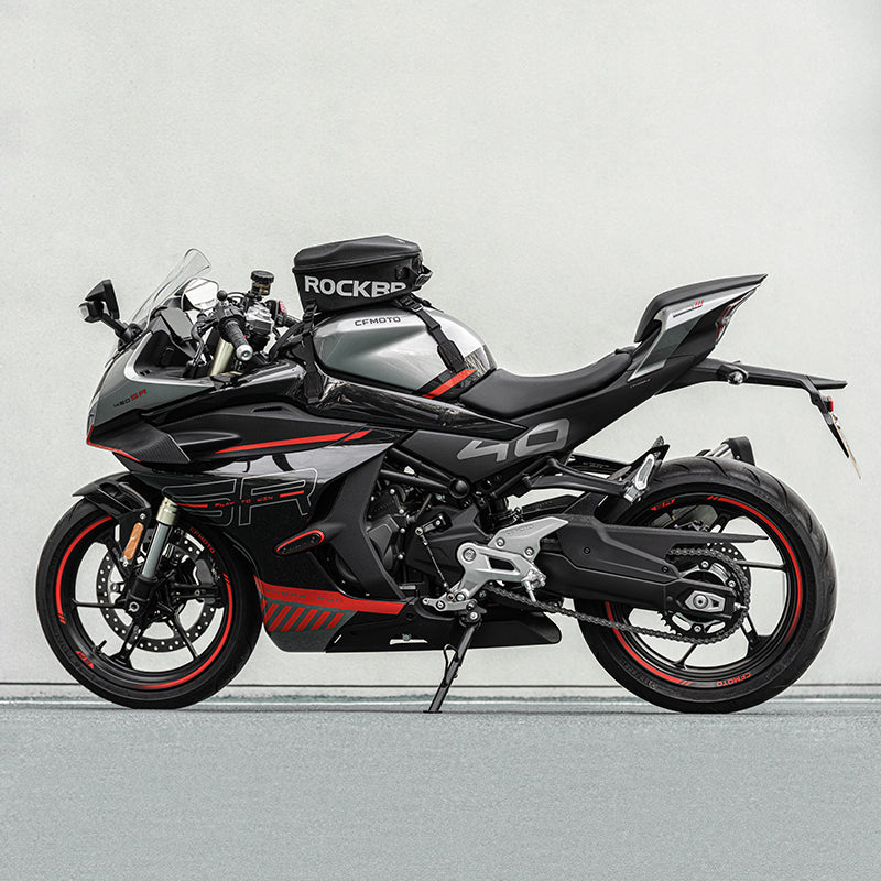 ROCKBROS Hard Shell Motorcycle Tank Bag Waterproof Saddle Motorcycle Bag Phone Pouch Universal Touch Screen Fit Cell Phone Under 7 Inch