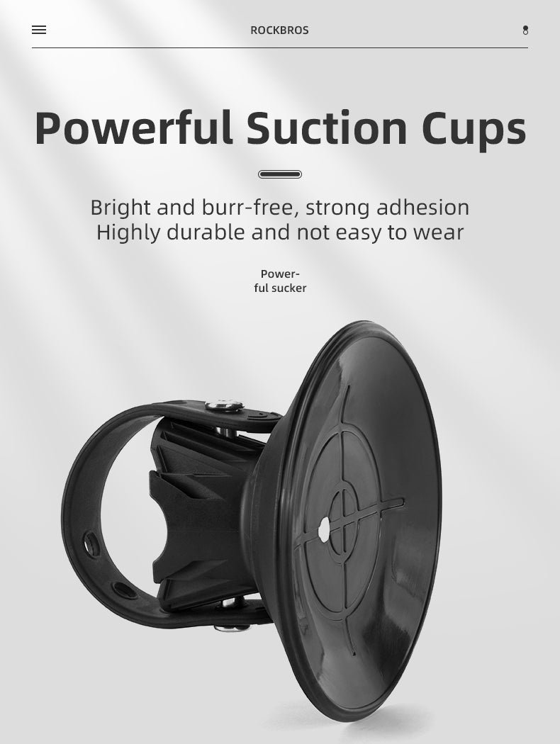 ROCKBROS Electric Suction Cup Roof Rack for 1-3 Bikes