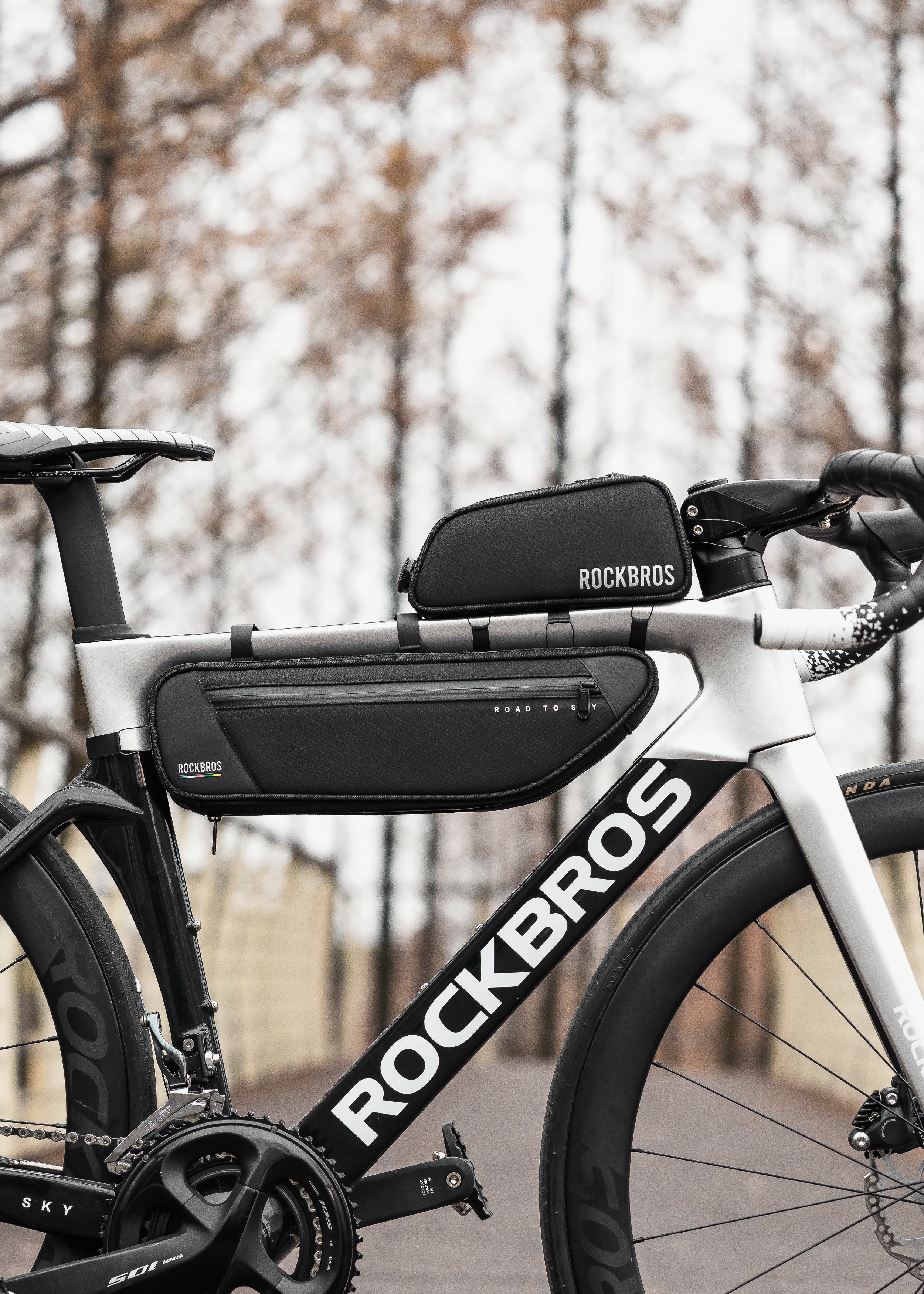 【ROAD TO SKY】by ROCKBROS Deluxe Top Tube Cycling Bag in Various Colours