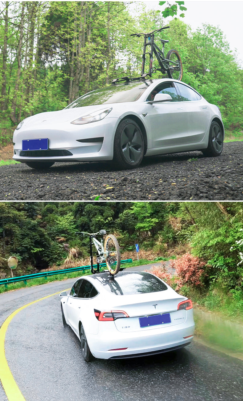 ROCKBROS Electric Suction Cup Roof Rack for 1-3 Bikes