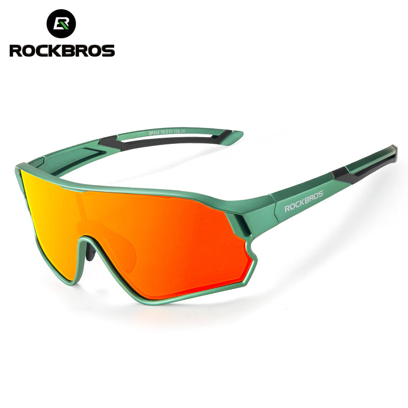 ROCKBROS Kids Cycling Sunglasses Polarized Photochromic Bike Sports Sunglasses