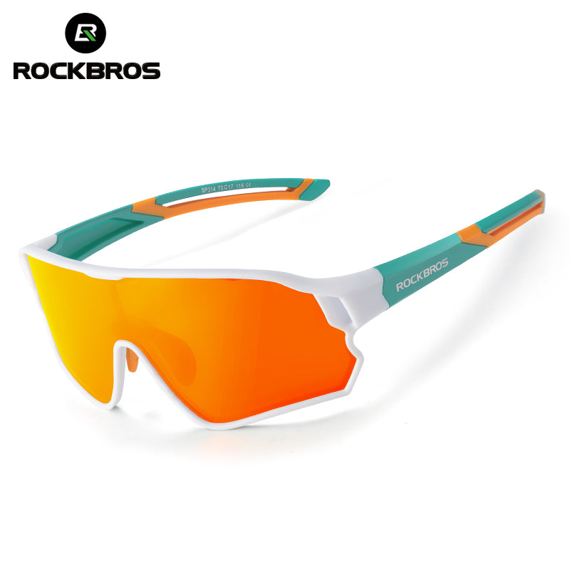 ROCKBROS Kids Cycling Sunglasses Polarized Photochromic Bike Sports Sunglasses