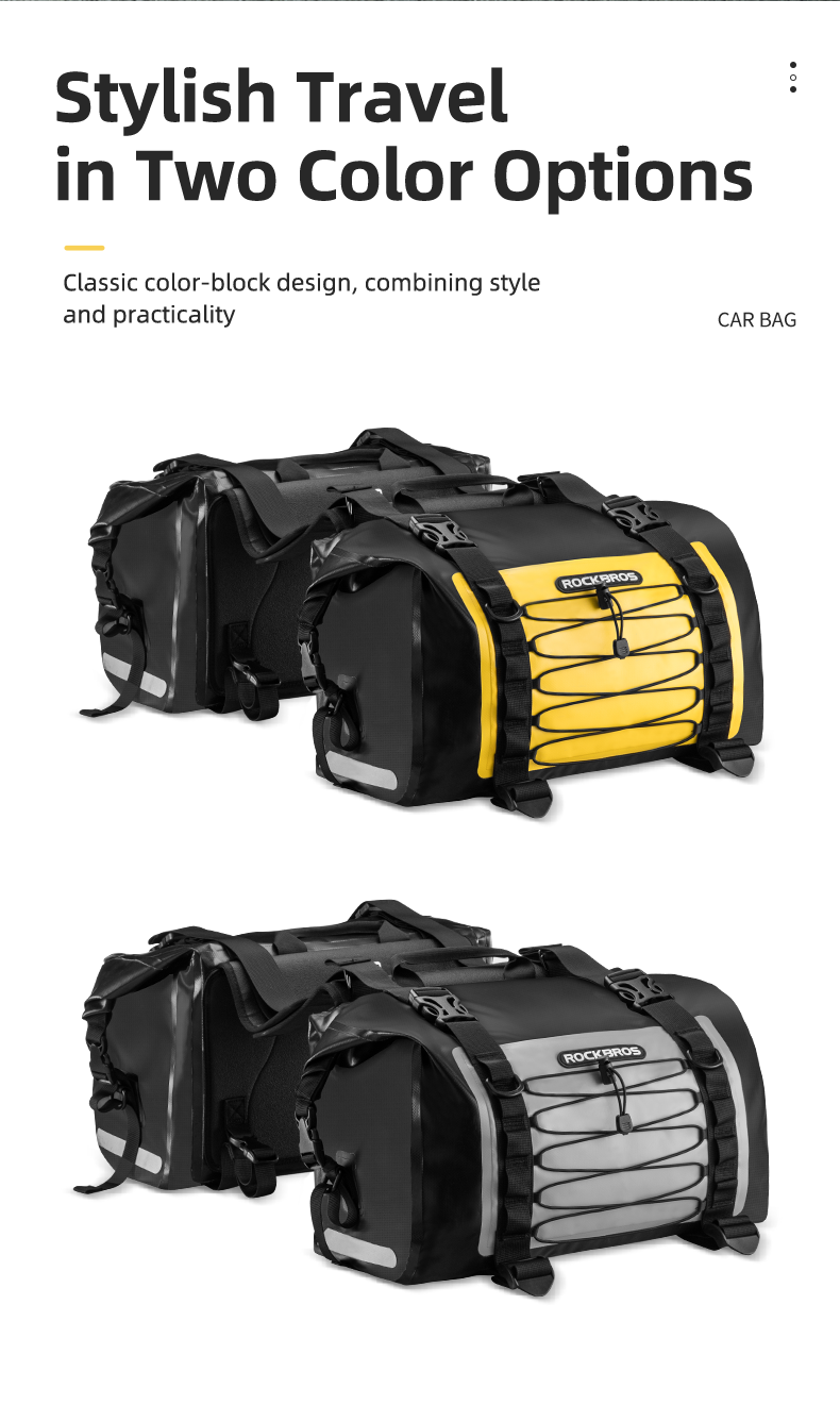 ROCKBROS Motorcycle Pannier Bags in Various Colours