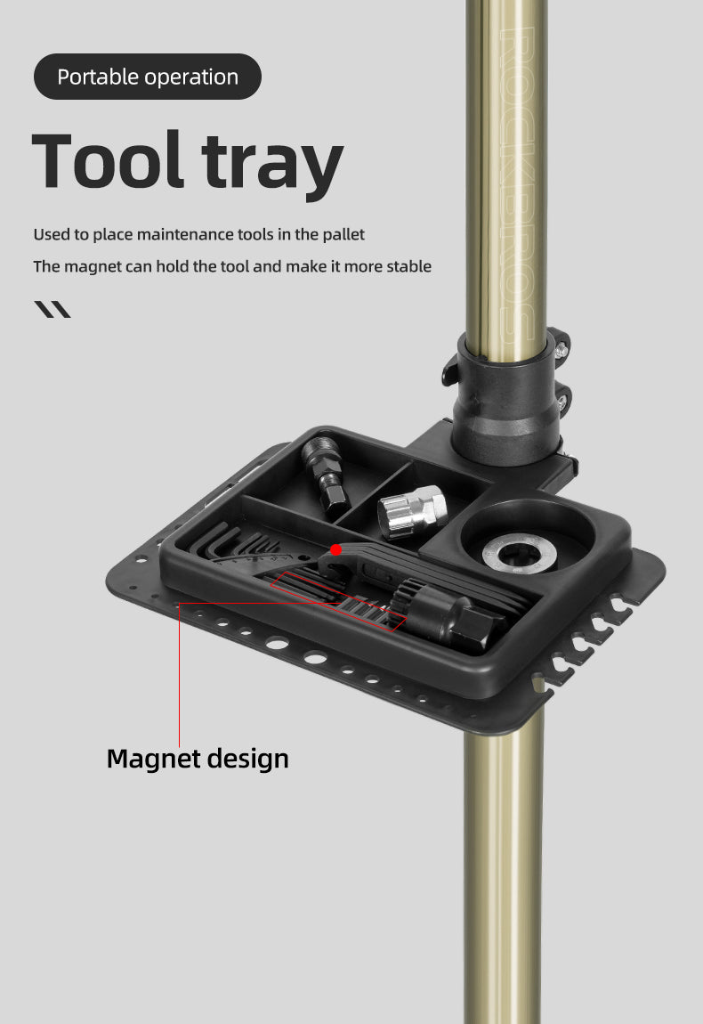 ROCKBROS Adjustable Aluminium Alloy Bike Repair Stand