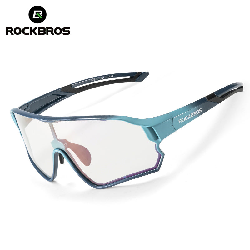 ROCKBROS Kids Cycling Sunglasses Polarized Photochromic Bike Sports Sunglasses