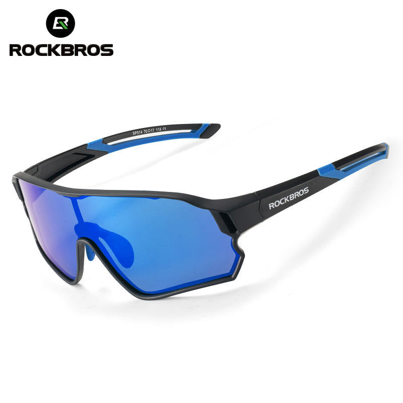 ROCKBROS Kids Cycling Sunglasses Polarized Photochromic Bike Sports Sunglasses