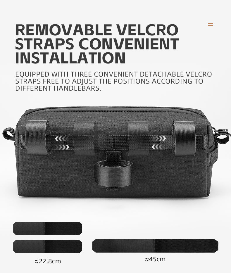 ROCKBROS Cycling Handlebar Bag 2L Portable Shoulder Bag Bike Bicycle Frame Bag