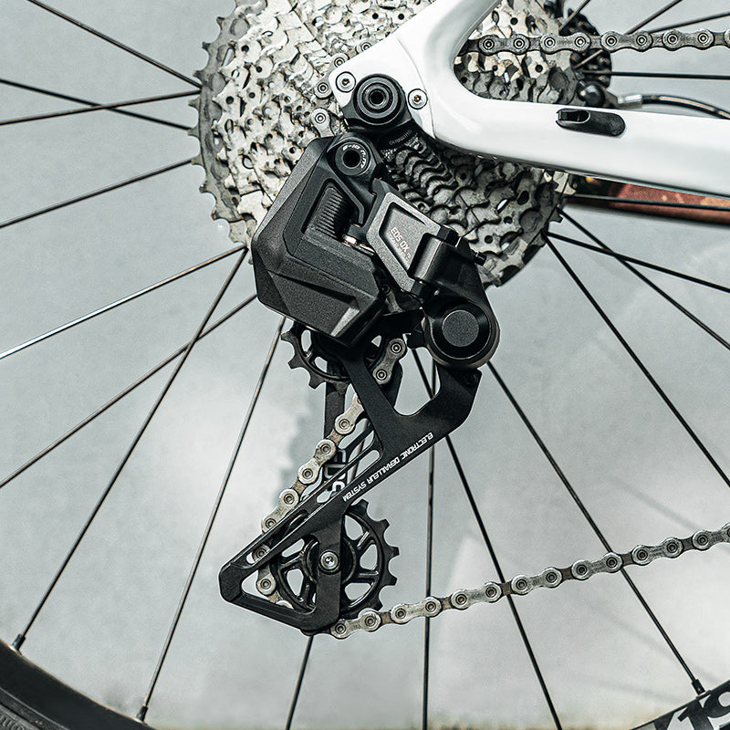 ROCKBROS EDS OX Electronic Bicycle Bike Rear Derailleur Long/Short Cage Black