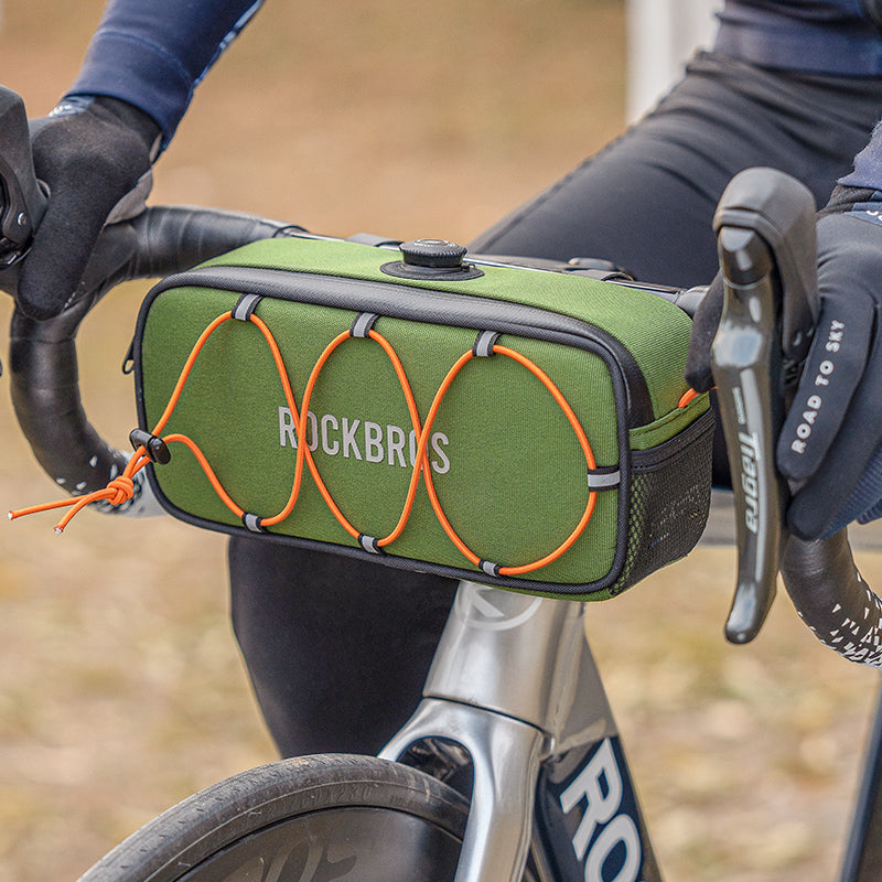 【ROAD TO SKY】 ROCKBROS Deluxe Large Handlebar Bag Cycling Front Frame Bag in Various Colours