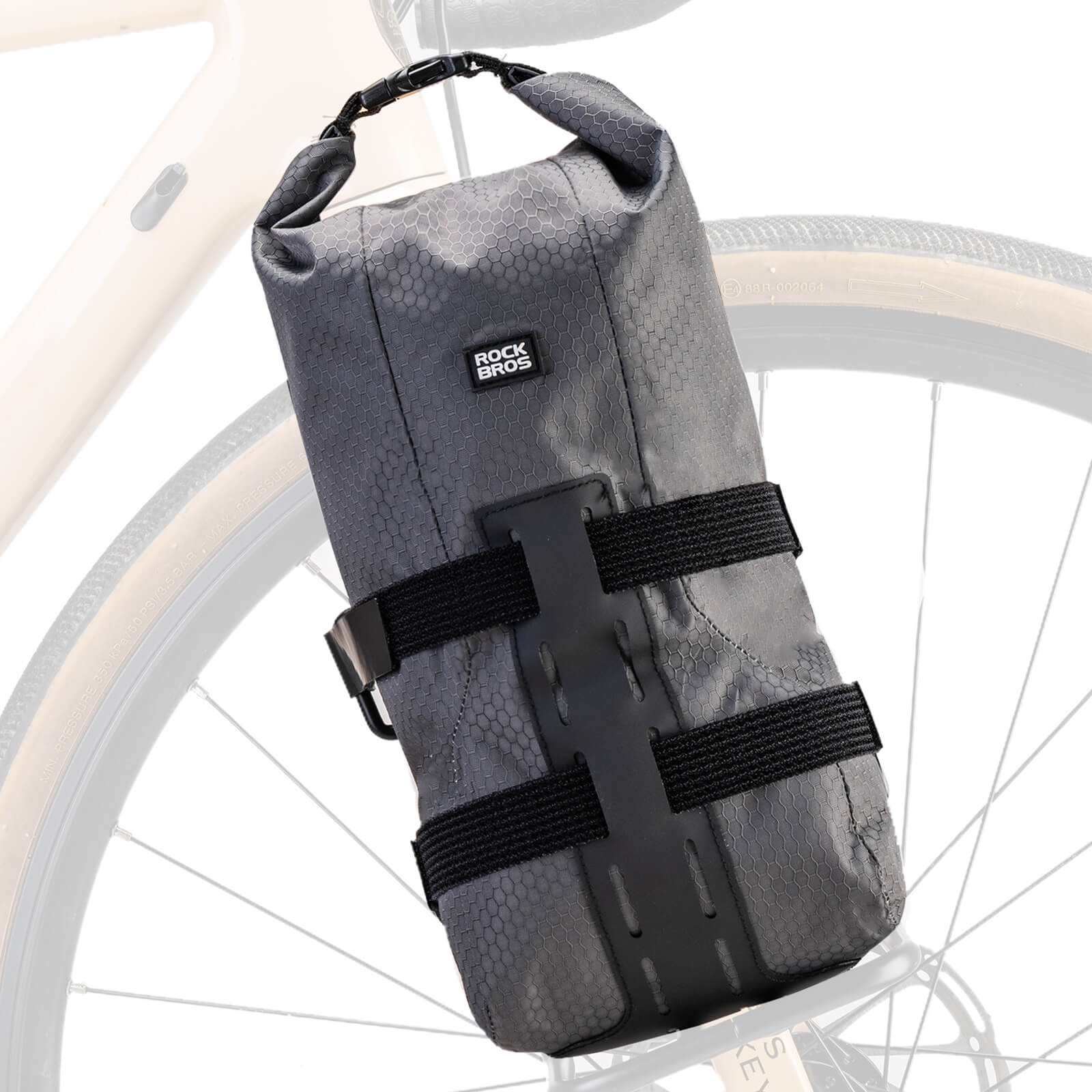 rockbros lightweight front fork rack and cargo bag set for mountain and road bikes.
#options_Cargo Bag