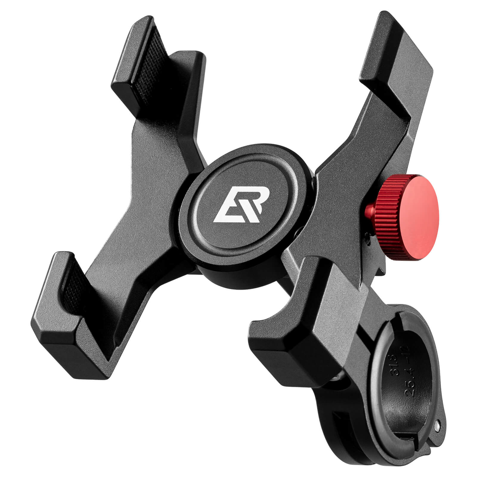 Durable ROCKBROS metal bicycle phone mount for bumpy roads.
#Mounting Style_Handlebar Clamp Mount