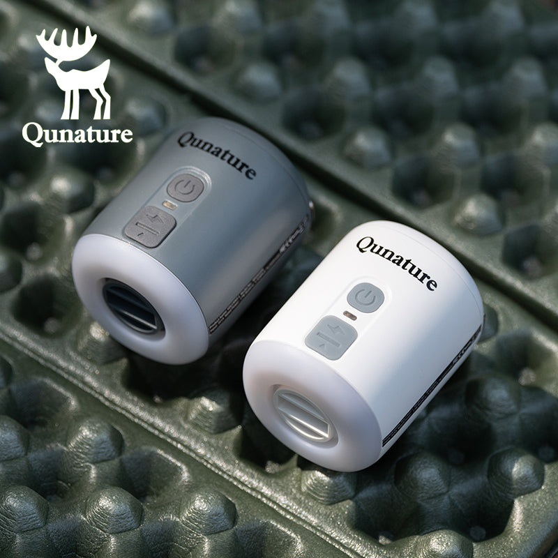 Qunature Mini Portable Outdoor Inflator Pump Portable Air Pump With Light Type-C