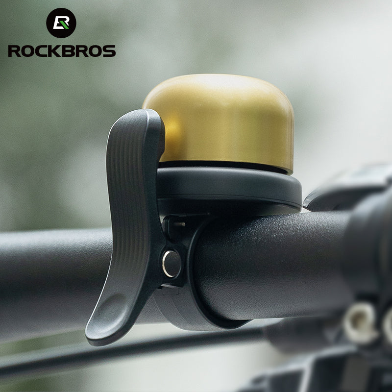 ROCKBROS Bike Bell Ring Horn Classic Bicycle Bell Anti-Theft for Adults Suitable for 0.87‘’/22.2mm Diameter Handlebar