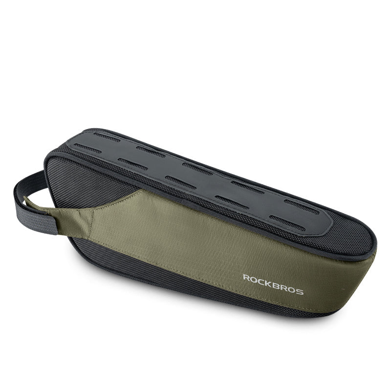 ROCKBROS Bicycle Top Tube Bag Cycling MTB Bike Frame Bag Waterproof Reflective