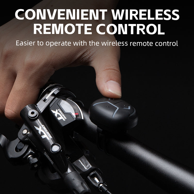 ROCKBROS REX01 Bike Bicycle Tail Light with Turn Signals Remote Control