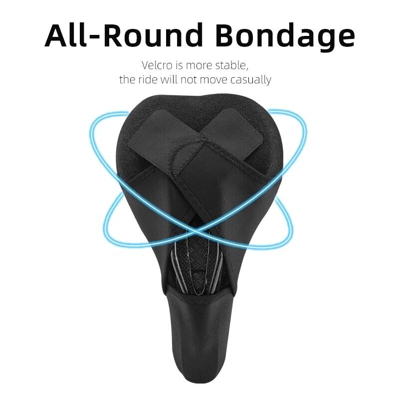 ROCKBROS Bicycle Cushion Cover Bike Seat Cover Breathable Road Mountain Bike Saddle Seat Cushion Silicon Cover