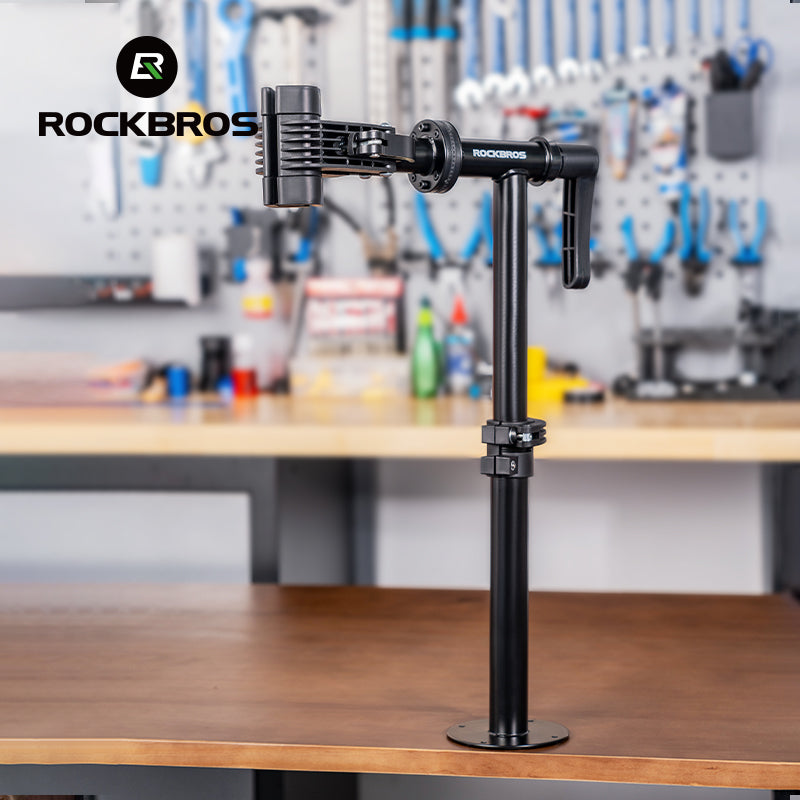 ROCKBROS Adjustable Bike Repair Stand Bench Mount Bicycle Desktop Workstand