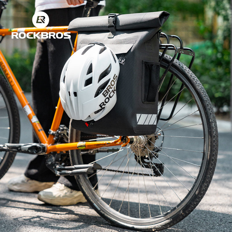 ROCKBROS Waterproof Bicycle Bike Rear Rack Bag Cycling Travel Trunk Bag 18L