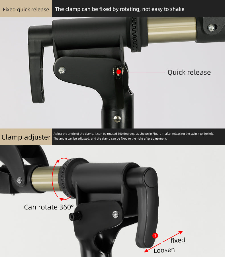ROCKBROS Adjustable Aluminium Alloy Bike Repair Stand