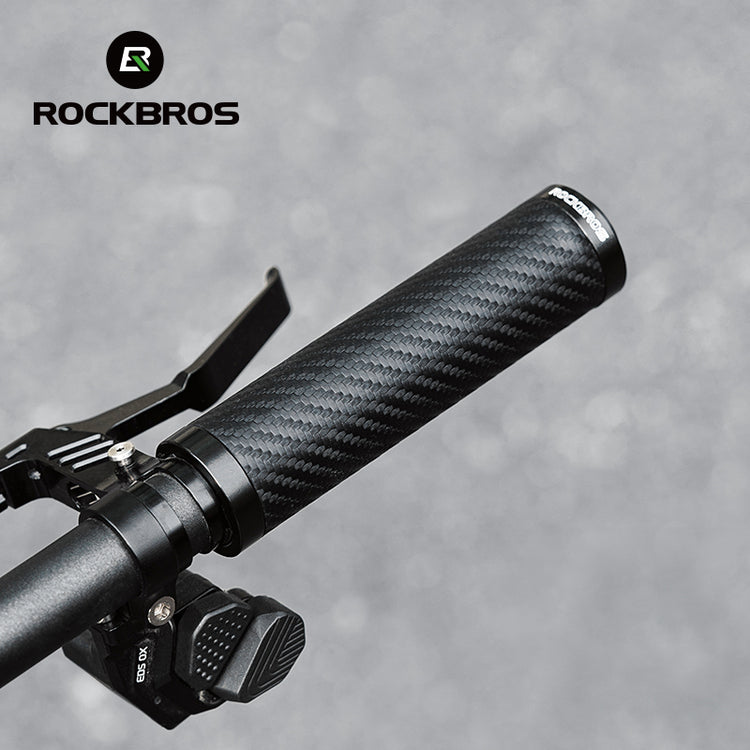 ROCKBROS Bicycle Bike Handlebar Handle Grips PU Leather Comfortable
