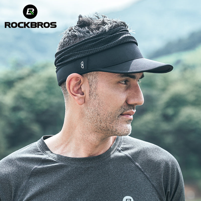 ROCKBROS Outdoor Cycling Hats Ice Silk Sunshade Cap Spring Summer Cap Breathable