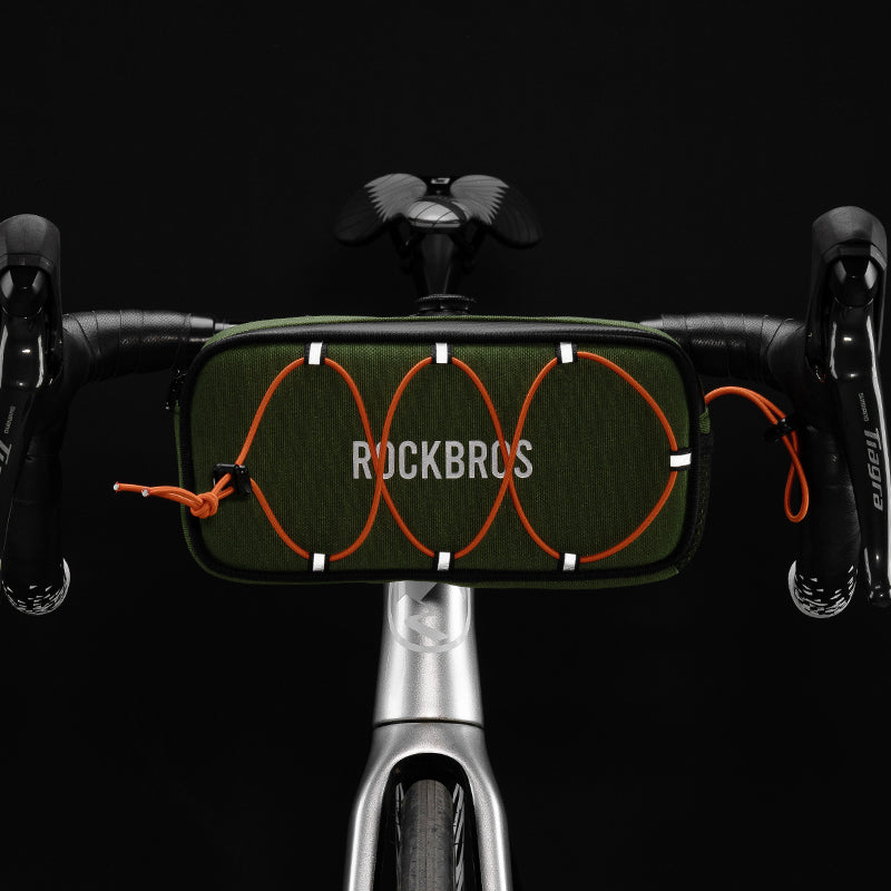【ROAD TO SKY】 ROCKBROS Deluxe Large Handlebar Bag Cycling Front Frame Bag in Various Colours