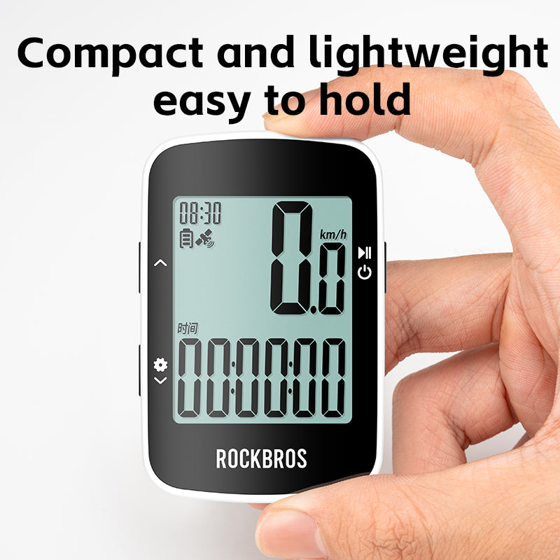 ROCKBROS Bike Cycling GPS Computer Bluetooth Wireless Speedometer IPX7 Waterproof