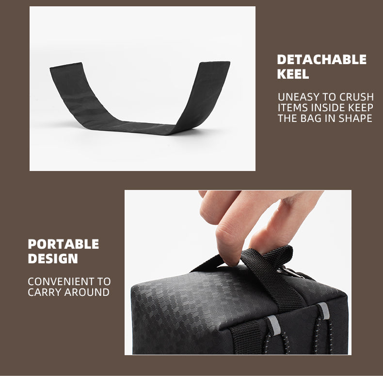 ROCKBROS Cycling Handlebar Bag 2L Portable Shoulder Bag Bike Bicycle Frame Bag