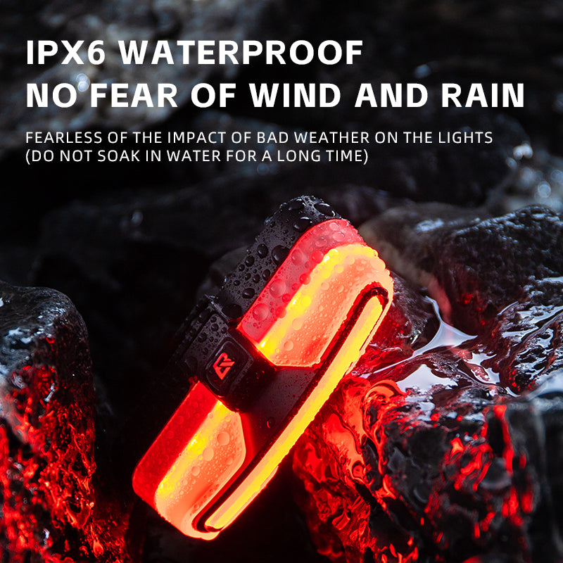 ROCKBROS REX01 Bike Bicycle Tail Light with Turn Signals Remote Control