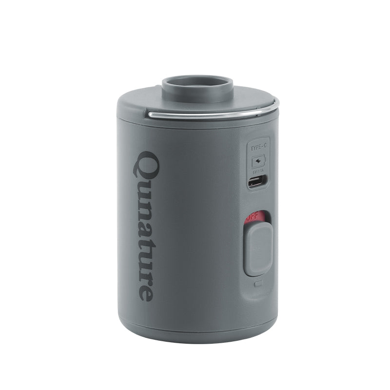 Qunature Mini Portable Outdoor Inflator Pump Portable Air Pump With Light Type-C