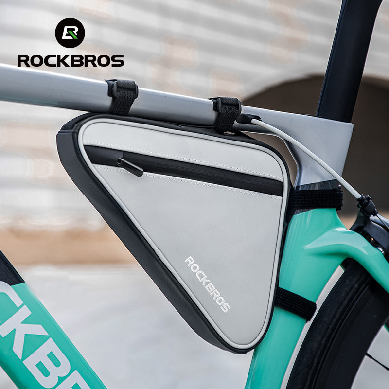 ROCKBROS Reflective Bike Frame Cycling Triangle Bag 0.9L
