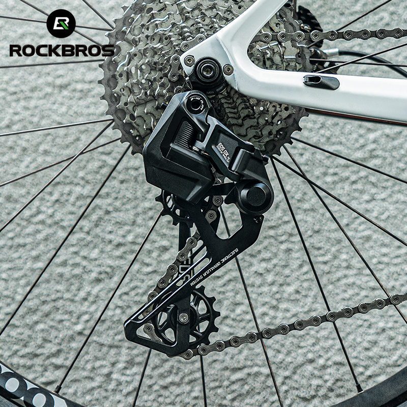 ROCKBROS EDS OX Electronic Bicycle Bike Rear Derailleur Long/Short Cage Black