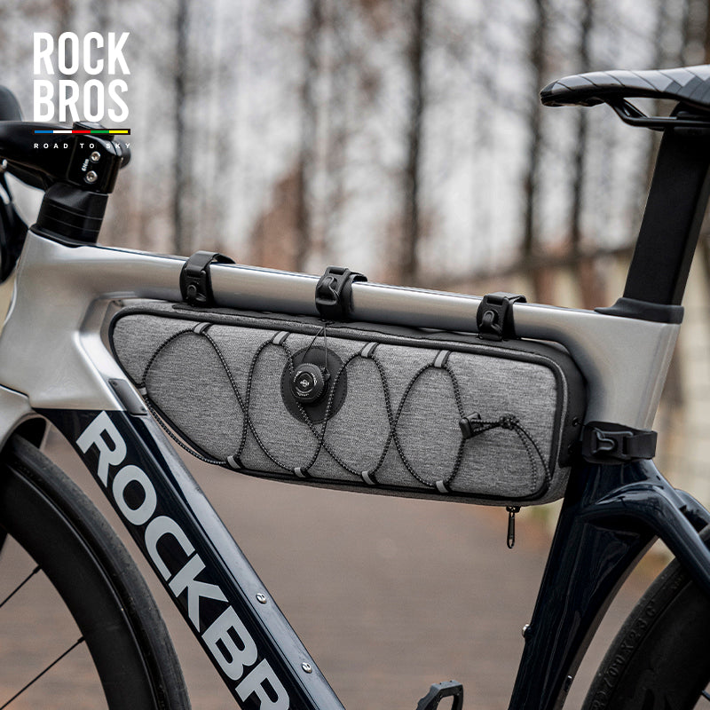 【ROAD TO SKY】 ROCKBROS Deluxe Cycling Frame Bag Bike Front Tube Bags