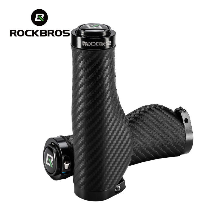 ROCKBROS Bicycle Bike Handlebar Handle Grips PU Leather Comfortable