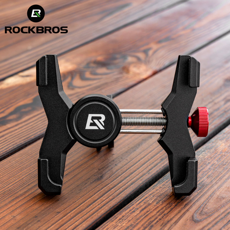 ROCKBROS Bicycle Bike Handlebar Phone Holder Mount Aluminum Alloy Adjustable