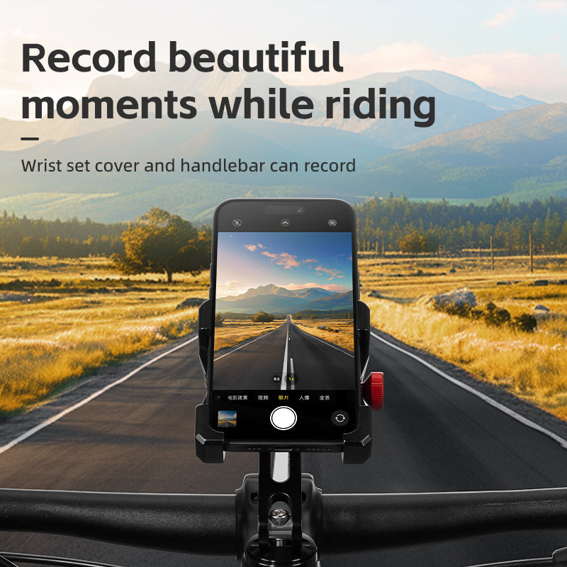 ROCKBROS Bicycle Bike Handlebar Phone Holder Mount Aluminum Alloy Adjustable