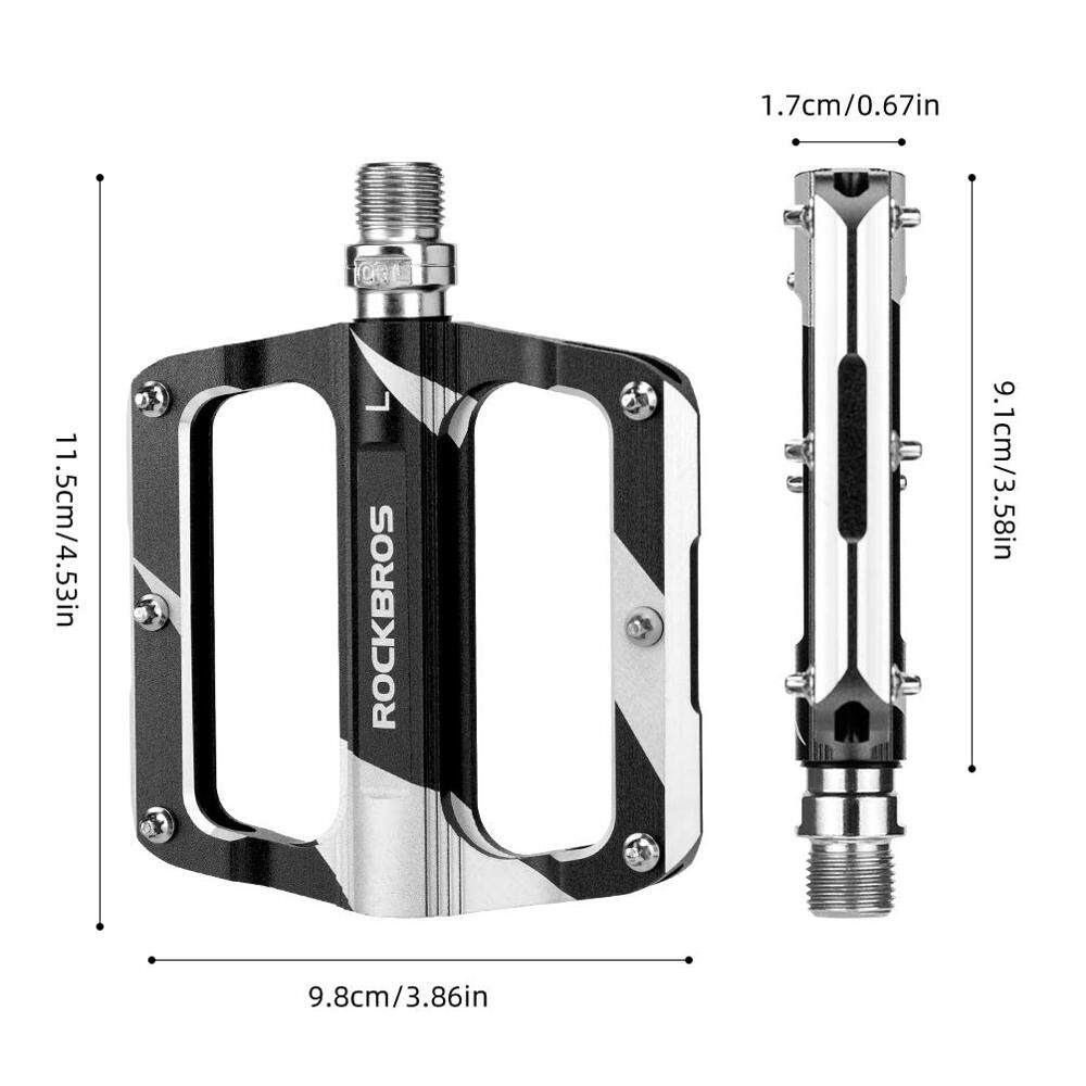 ROCKBROS Flat Lightweight Pedals in Various Colours