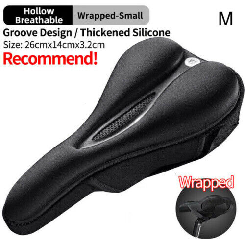 ROCKBROS Bicycle Cushion Cover Bike Seat Cover Breathable Road Mountain Bike Saddle Seat Cushion Silicon Cover