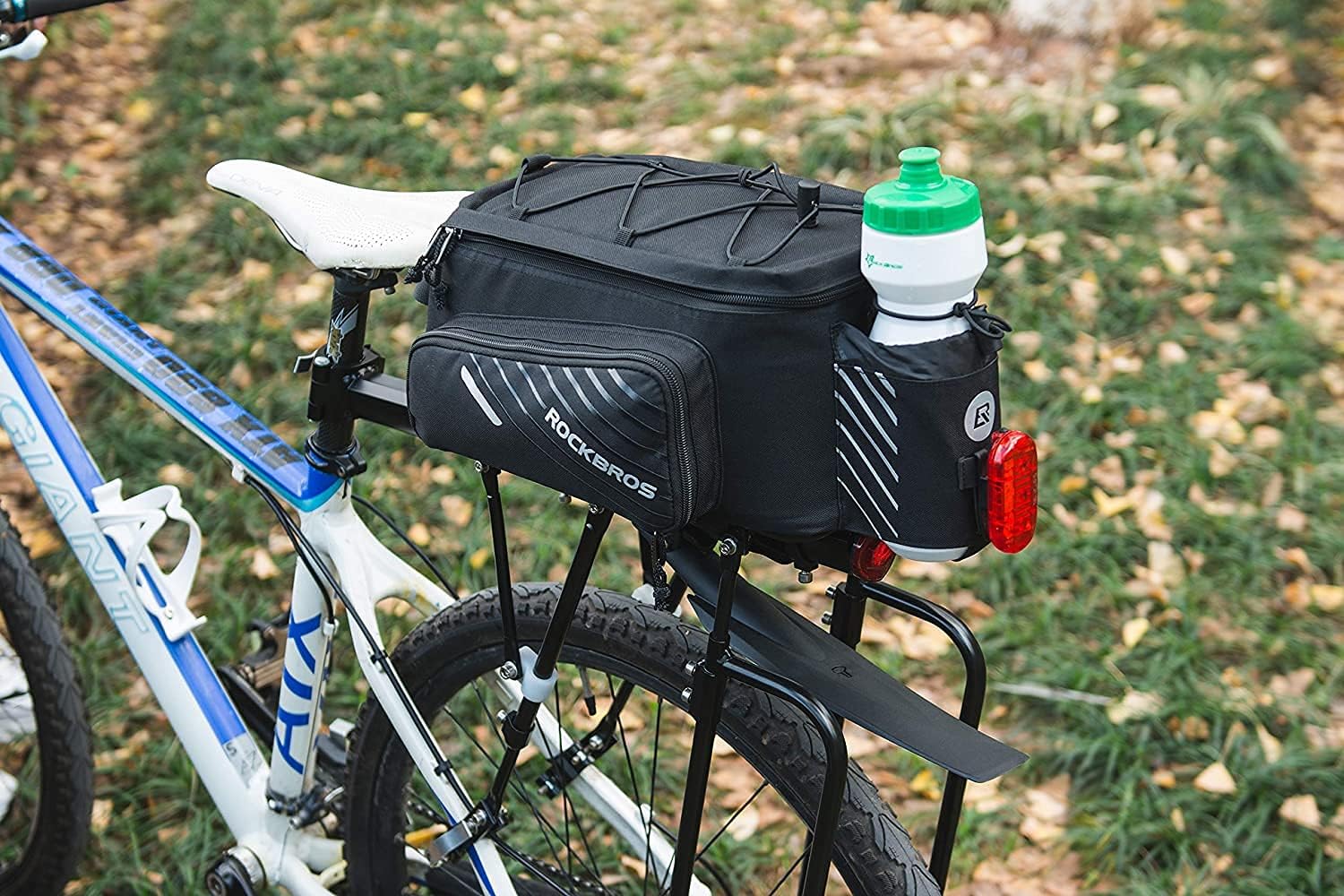ROCKBROS Pro Bicycle Rear Rack Bag with Extra Pockets