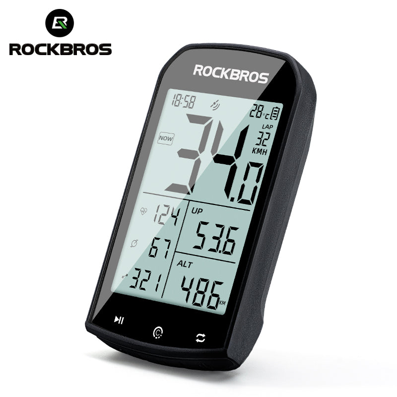 ROCKBROS Bike Computer ANT+ Bluetooth Waterproof GPS/BDS/Galileo Position System