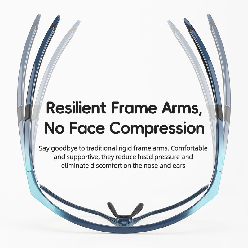 ROCKBROS Kids Cycling Sunglasses Polarized Photochromic Bike Sports Sunglasses