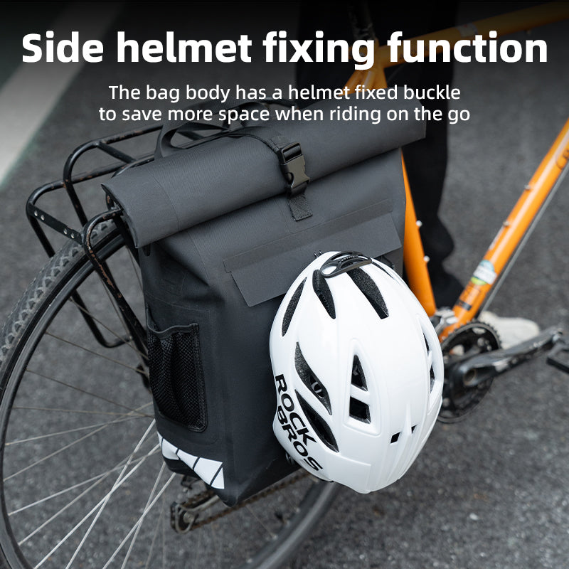 ROCKBROS Waterproof Bicycle Bike Rear Rack Bag Cycling Travel Trunk Bag 18L