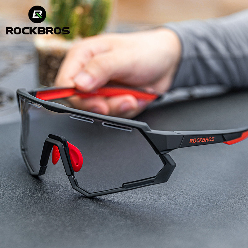 ROCKBROS Bicycle Cycling Sunglasses Polarized 2 Lens Interchangeable