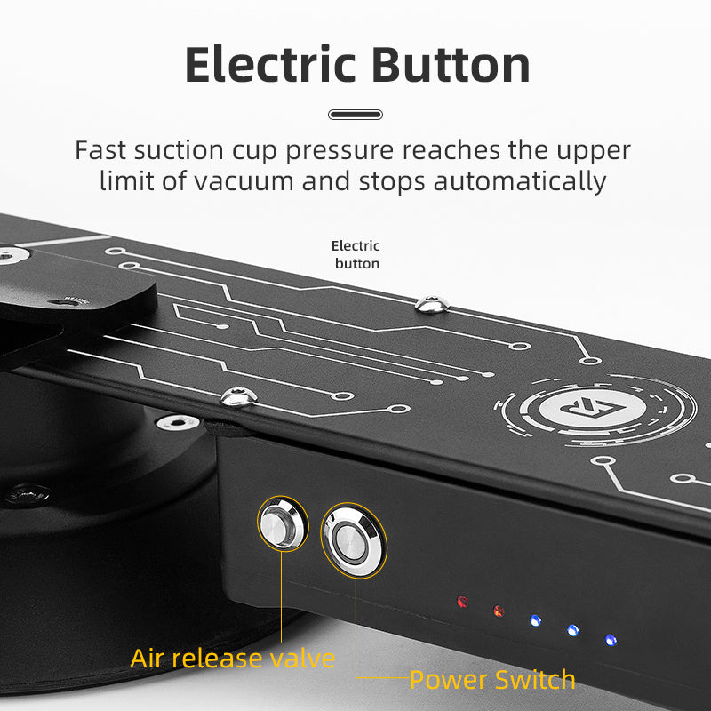 ROCKBROS Electric Suction Cup Roof Rack for 1-3 Bikes