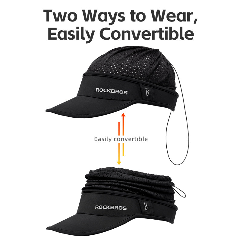 ROCKBROS Outdoor Cycling Hats Ice Silk Sunshade Cap Spring Summer Cap Breathable