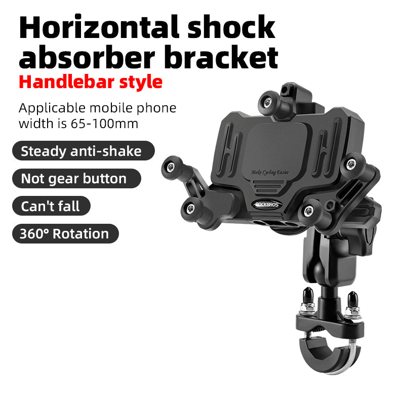 ROCKBROS Bike Phone Holder 360° Rotation Adjustable Phone Mount