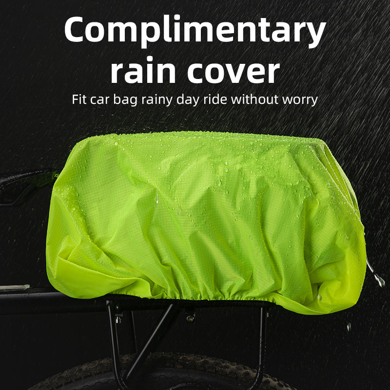 ROCKBROS Bicycle Carrier Bag Large Capacity for Travel MTB Rack Bag Rear Seat Pannier Bag With Rain Cover